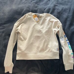 Carhartt Women's Off-White Crew Neck Sweater